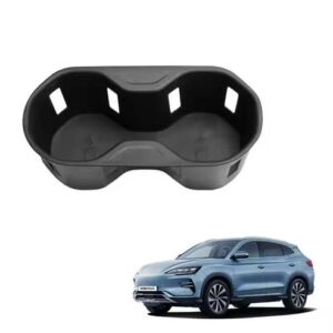 Seal U Center Console Water Cup Holder TPE Material Card Slot Cup Holder for BYD Sealion 6/Song Plus